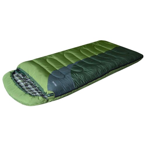 Спальный мешок PRIVAL Берлога, зеленый, молния с левой стороны