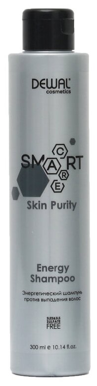 Dewal Cosmetics шампунь Smart Care Skin Purity Energy против выпадения волос