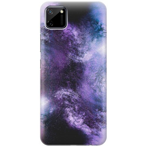 фото Re:pa накладка transparent для realme c11 с принтом "космическое свечение"