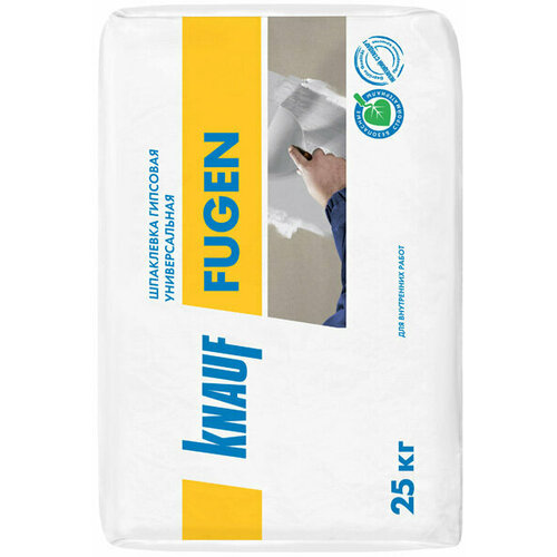 Кнауф Фуген шпаклёвка гипсовая универсальная 25 кгKnauf Фуген шпаклёвка гипсовая универсальная 25 кг 720₽