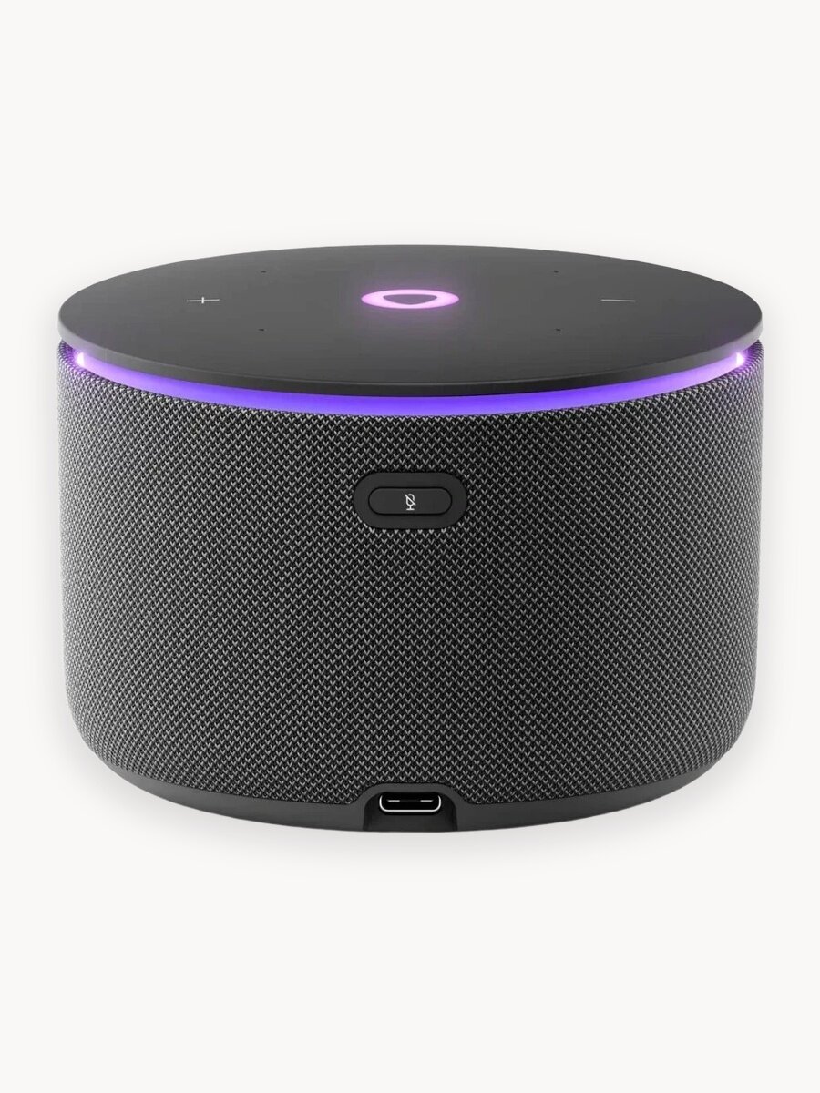 Умная колонка Яндекс Станция Мини 3 Про с голосовым помощником Алиса Zigbee Black