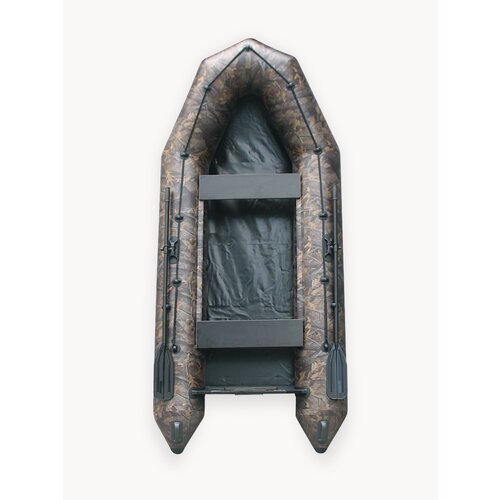 Лодка моторная Тайга-320, натяжное дно, камуфляж