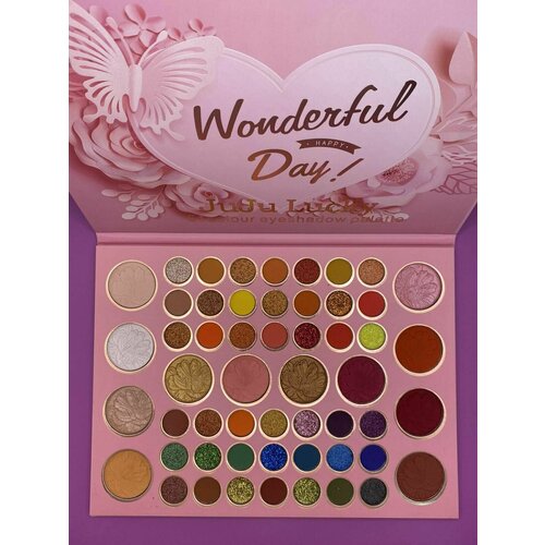 Тени для век JuJu Lusky Wonderful Day 54 colors eyeshadow