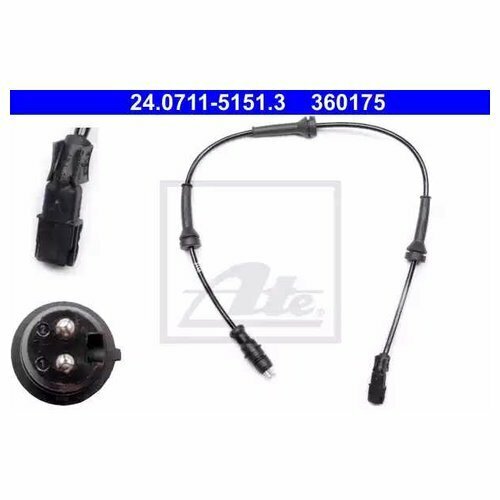 Датчик ABS Ate 24071151513 для Renault GRAND SCENIC II JM01 II, Megane II, Scenic II