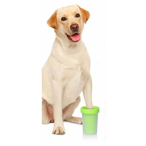 Лапомойка для крупных и мелких собак Щетка для мытья лап Стакан с силиконовой щеткой Для всех пород 388₽