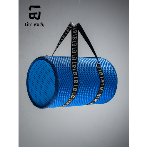 фото Сумка спортивная lite body lb-sum-sport-sin-50, 30х30х50 см, ручная кладь, синий