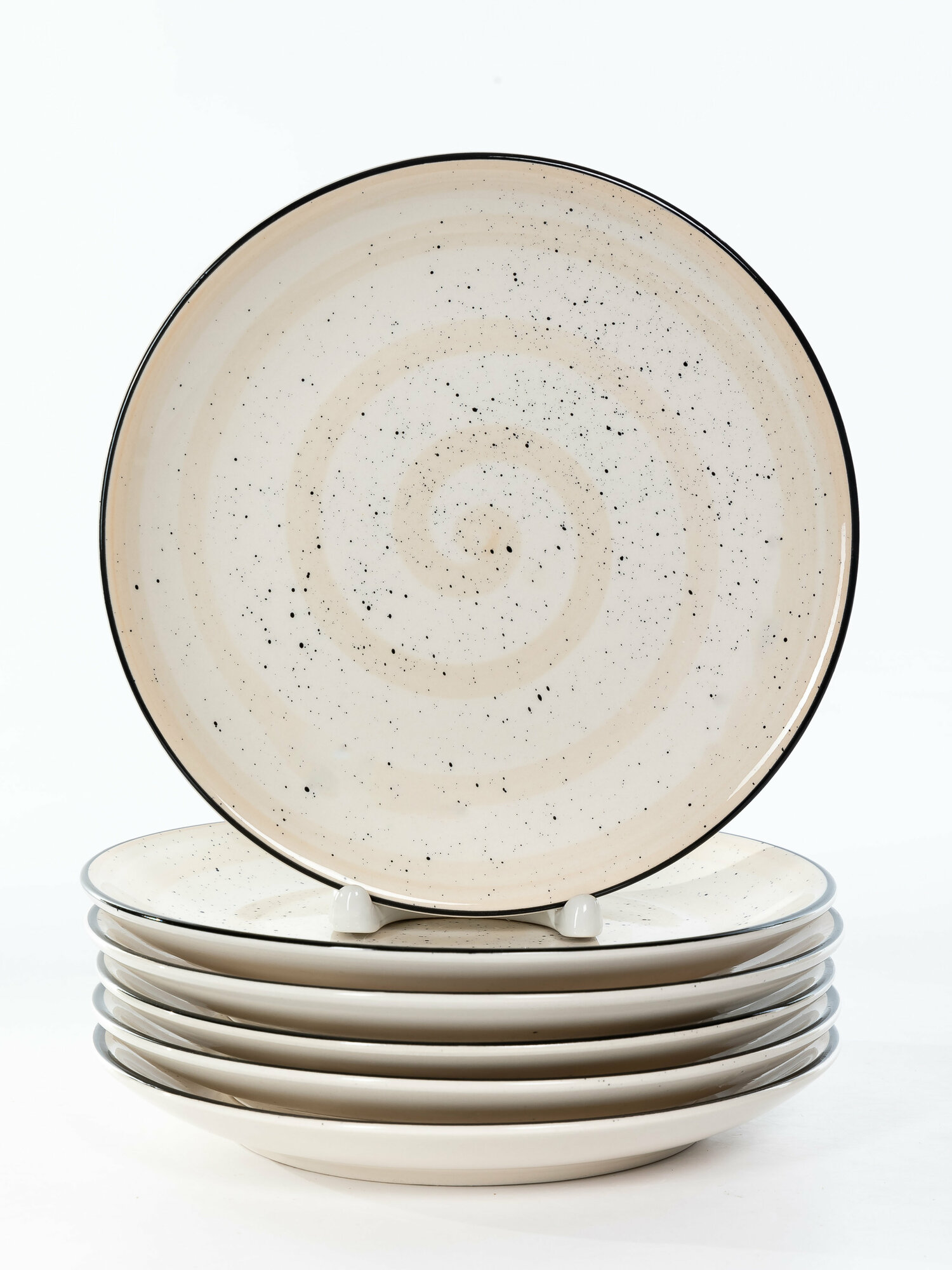 Набор тарелок Elrington "Кремовый бриз" 139-27107-6, 6шт, 19 см.