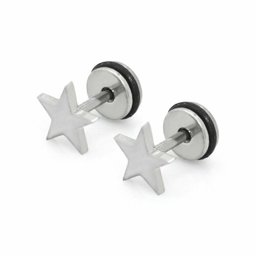 Серьги пусеты SILVARIE, серебряный