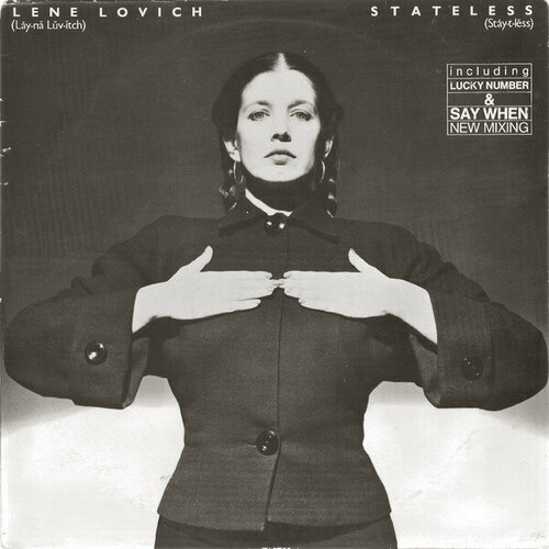 Старый винил, Stiff Records, LENE LOVICH - Stateless (LP, Used)