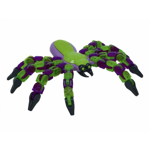 Антистресс-игрушка Klixx Creaturez Паук зеленый