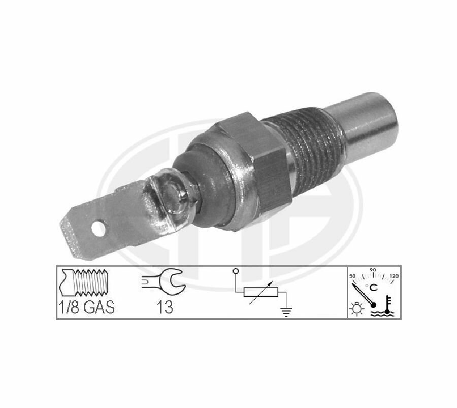 Датчик, температура ОЖ HYUNDAI/KIA/MITSUBISHI/TOYOTA, ERA, 330100
