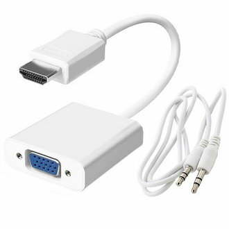 Разъем HDMI (m)-VGA (f)+AUX / RUICHI