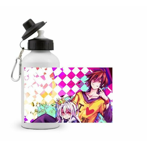 фото Спортивная бутылка нет игры - нет жизни, no game no life №3 goodbrelok
