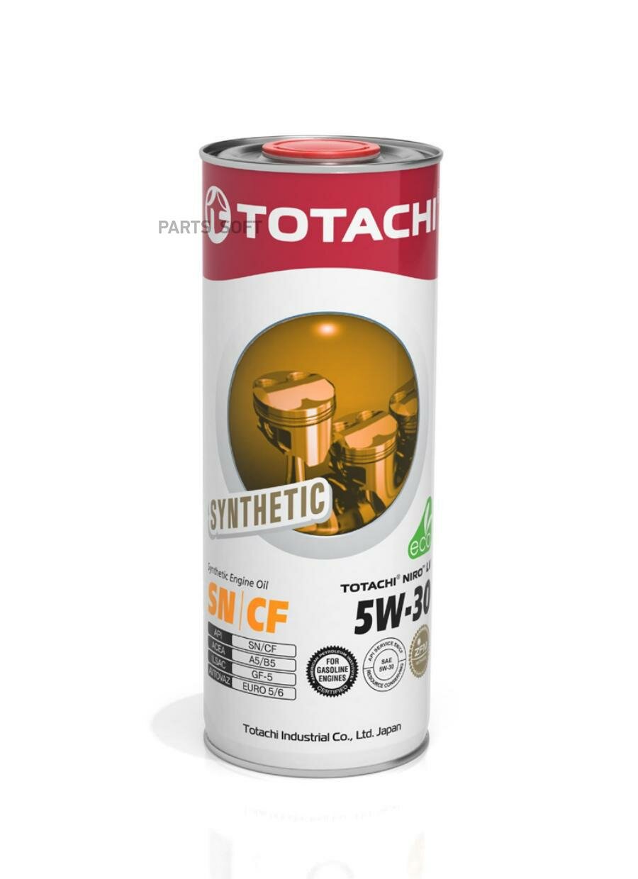 TOTACHI 19901 Масло моторное TOTACHI NIRO LV SN Synthetic 5W-30 синтетическое 1 л 19901