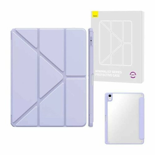 чехол baseus для apple ipad 10 2 2019 2020 2021 minimalist series protective galaxy blue p40112502311 03 Чехол для Apple iPad 10 (2022) 10.9 Baseus Minimalist Series Protective Case Galaxy Purple (P40112502511-03)