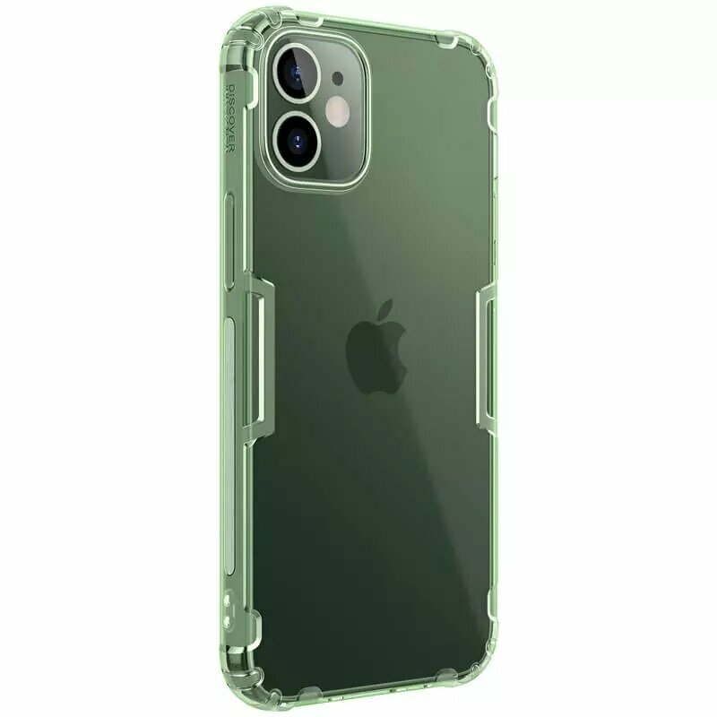 Накладка Nillkin Nature TPU Pro Case силиконовая для Apple iPhone 12 mini зеленая