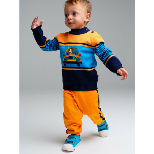 фото Свитер playtoday, размер 80, черный