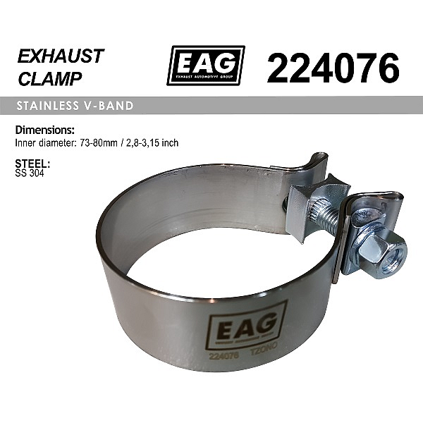 EAG 224076 (224076_EA1) хомут глушителя