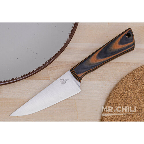 Нож POCKET N690, Black/Orange городской нож owl knife pocket сталь bohler n690 рукоять желтая g 10