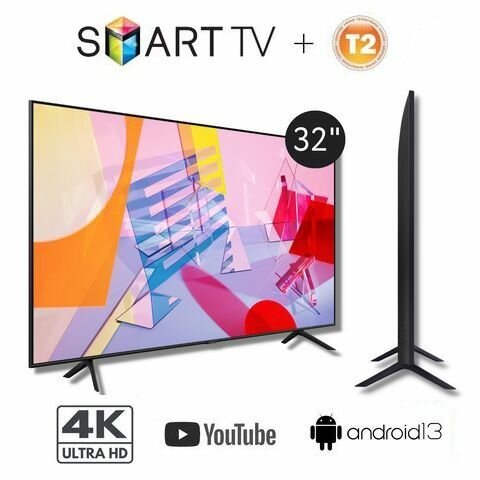 Телевизор ROOBAX 32" Android 13 TV, Smart, Bluethooth, Wi-Fi