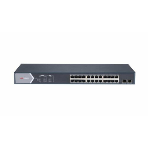 Коммутатор на 24 PoE порта Hikvision DS-3E0526P-E/M коммутатор mikrotik crs354 48p 4s 2q rm 48 портовый гигабитный коммутатор poe с 4 портами sfp 2 портами qsfp