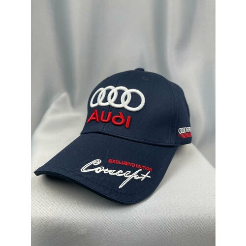 фото Бейсболка audi бейсболка ауди кепка, размер 55-58, синий