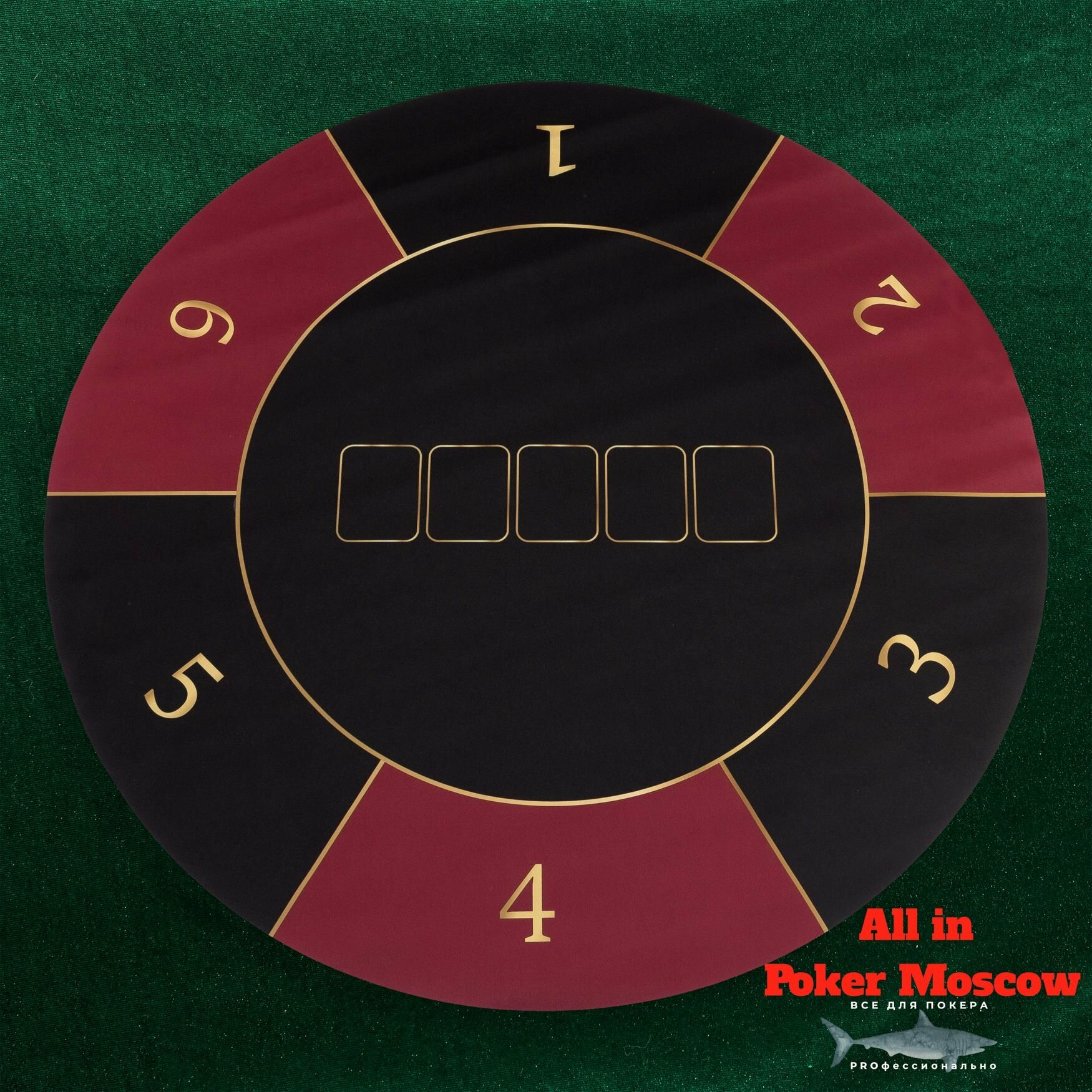 Покерное сукно круглое диаметр 100 см