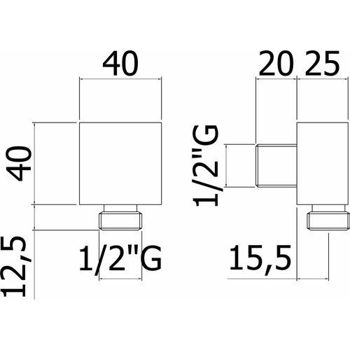 Шланговое подключение Paffoni Level ZACC238NO 1/2 черное