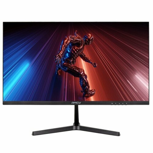 Монитор AMCV M22X3, 22, IPS, 1920×1080, 75Гц, 7 мс, D-Sub, HDMI, чёрный монитор acer sa240yabi 23 8 ips 1920x1080 75гц 4мс d sub hdmi чёрный