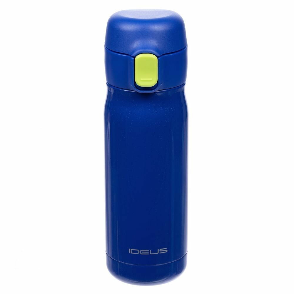 Термос термобутылка для воды подарок на 23 февраля 14 февраля мужчине парню папе One Touch, синяя
