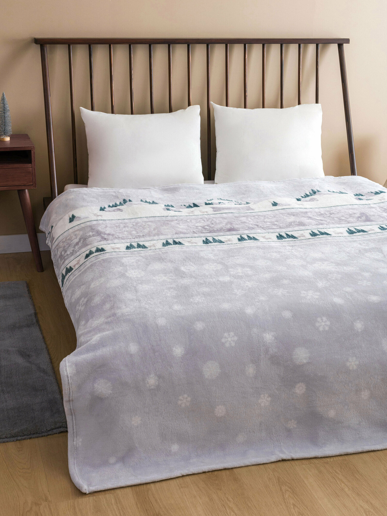 фото Двуспальный плед LC WAIKIKI, многоцветный, размер 200 X 220