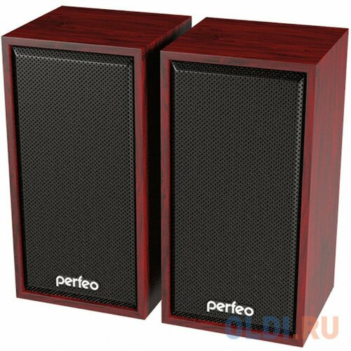 Акустическая система Perfeo PF_A4388 Cabinet махагон PF-84-WD 20 2х3 Вт USB 97500₽