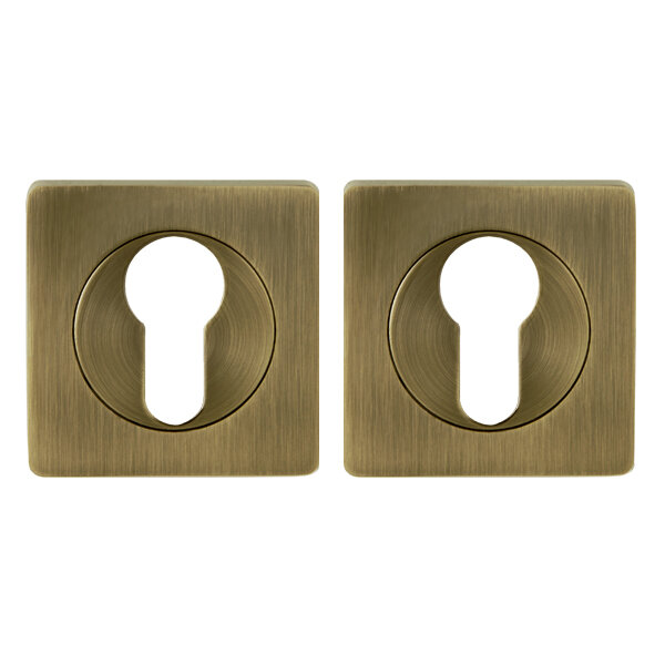 AJAX Накладка под цилиндр ET JK ABG-6 зелёная бронза 41385