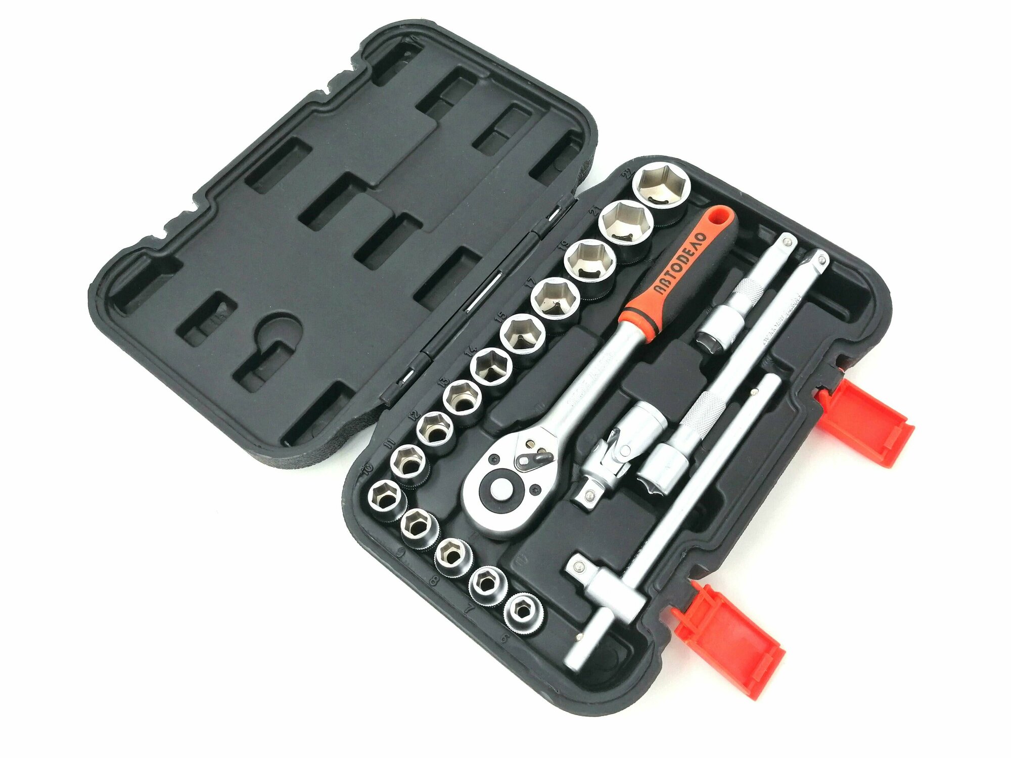 Набор инструментов 19 предметов. 3/8"DR АвтоDело