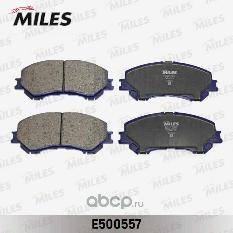 Колодки тормозные дисковые передние, комплект Miles E500557 "Керамика, Ceramic" / NISSAN X-TRAIL(32) 14-