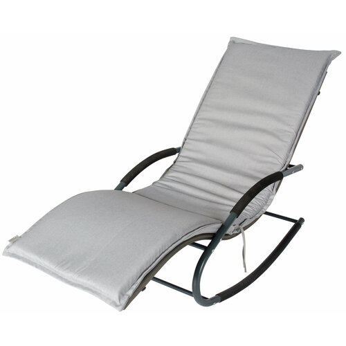 Подушка для шезлонга Кёльн серая 190х60х6