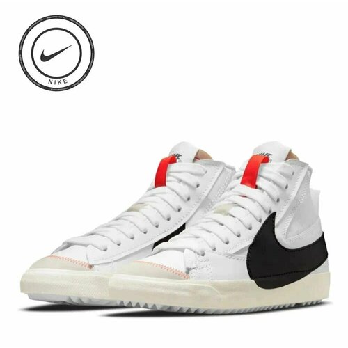 фото Кроссовки nike blazer mid '77, полнота b (us)/ на среднюю стопу, размер 6.5 us, белый