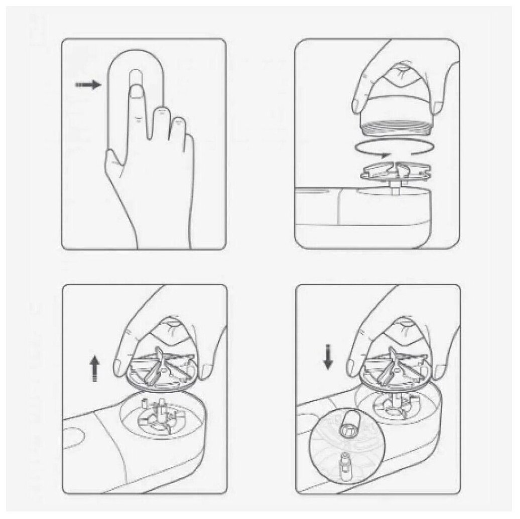 Машинки Для Удаления Катышков Xiaomi Сменное лезвие для машинки от катышков Xiaomi Mijia Rechargeable Lint Remover MQXJQ01KL