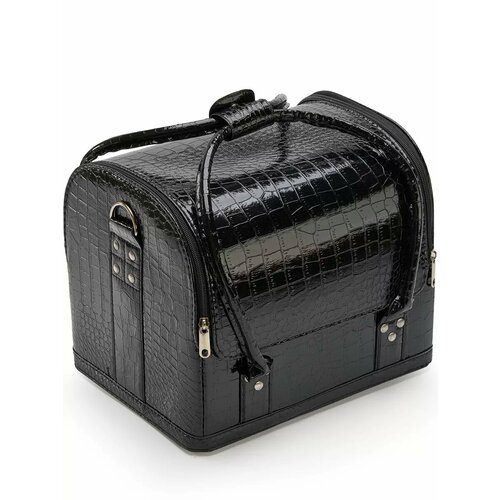 Бьюти-кейс Pinkberry, 27х27х31 см, , черный