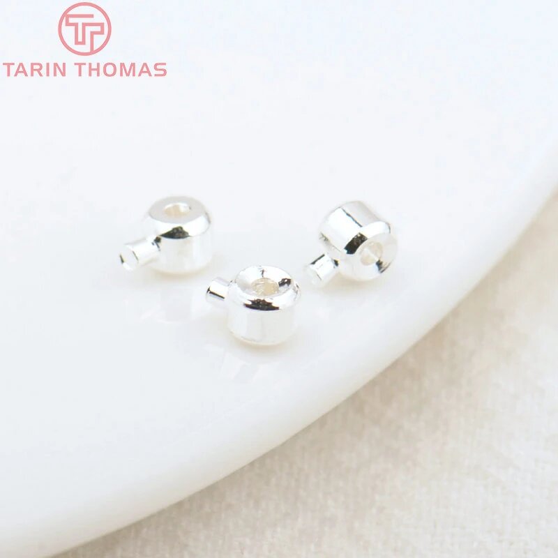 Латунные зажимы TARIN THOMAS 24-каратного золотого цвета 25x32 мм