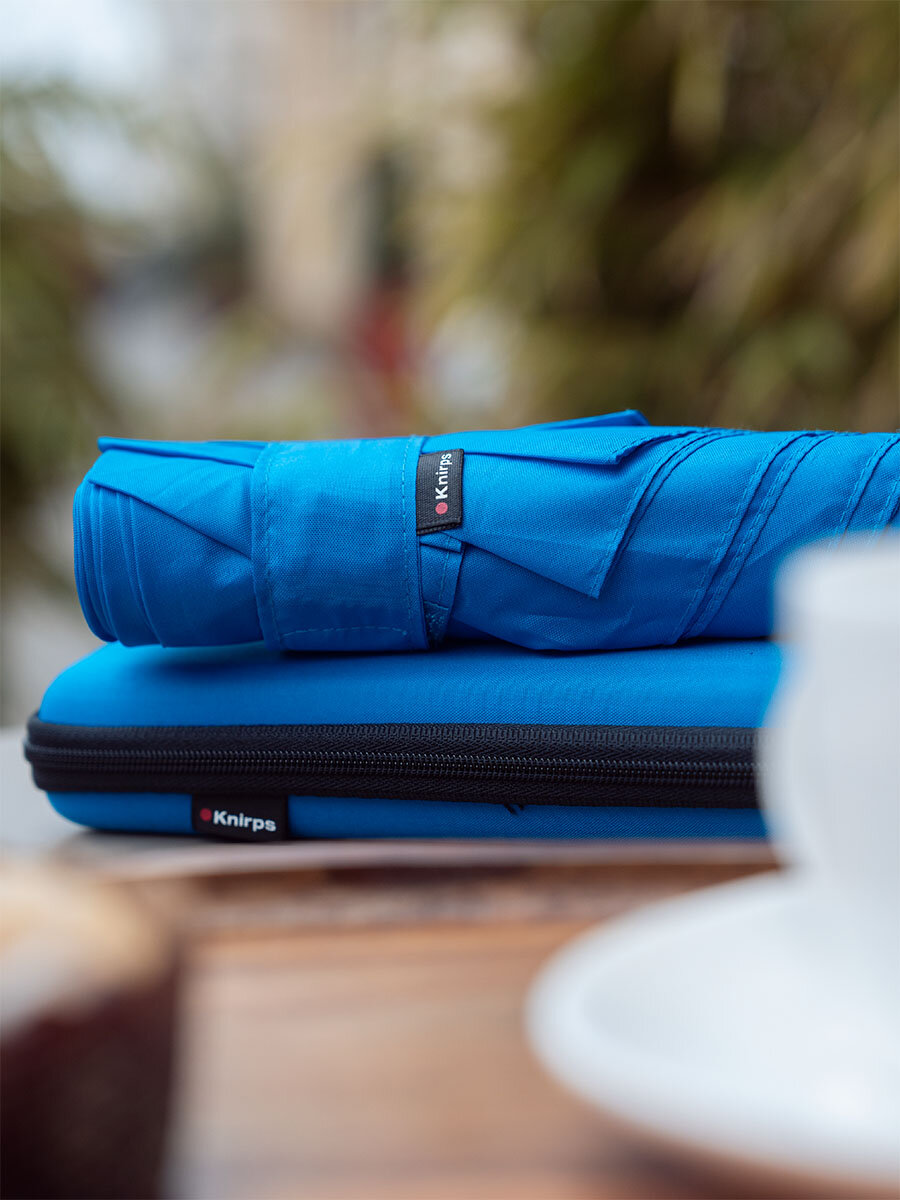 Мини-зонт Knirps, синий — фото 1