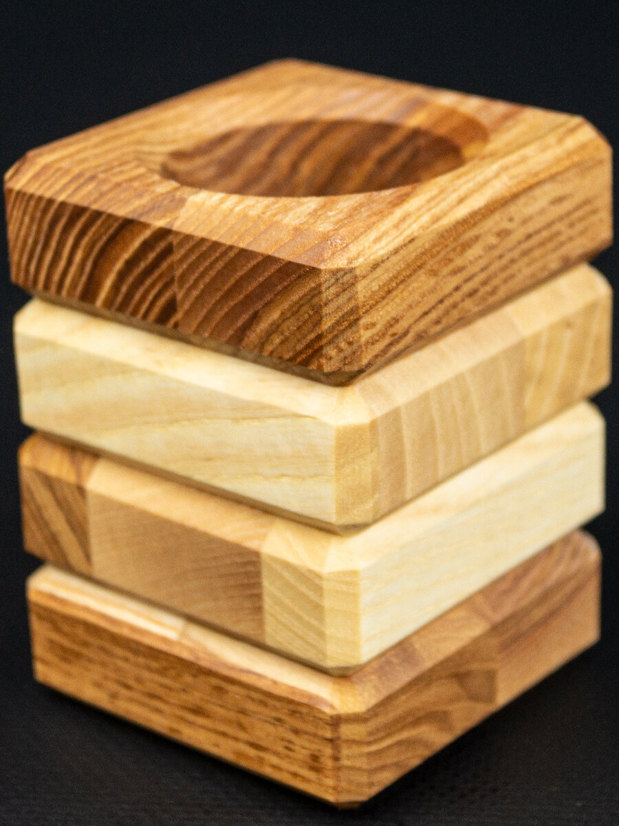 Набор колец из ясеня для салфеток — фото 1