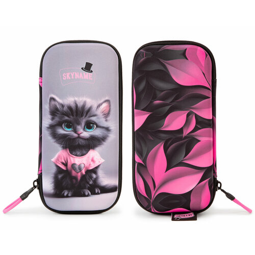 Пенал школьный для девочки SkyName СкайНейм жесткий без наполнения 930₽