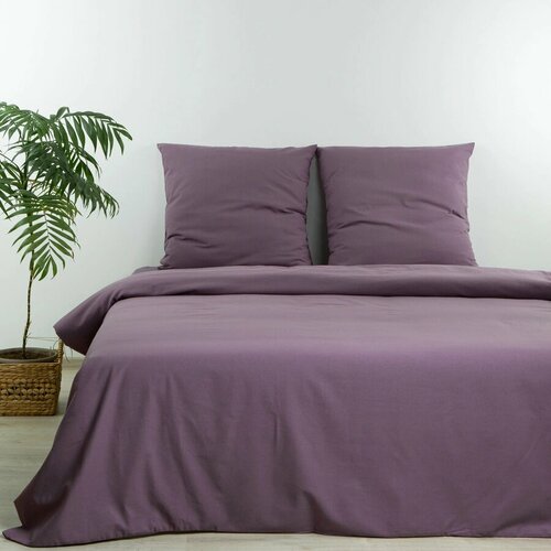 Льняное постельное белье 2 спальное Бони, наволочки 50х70