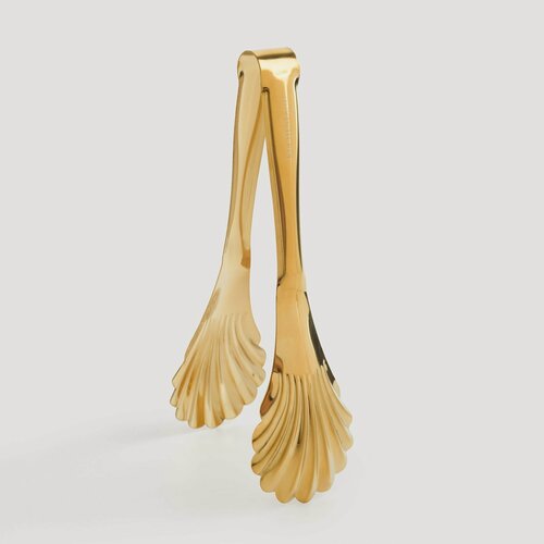 Изображение товара Щипцы кухонные, 23 см, сталь, золотистые, Ракушки, Classic gold, Kuchenland