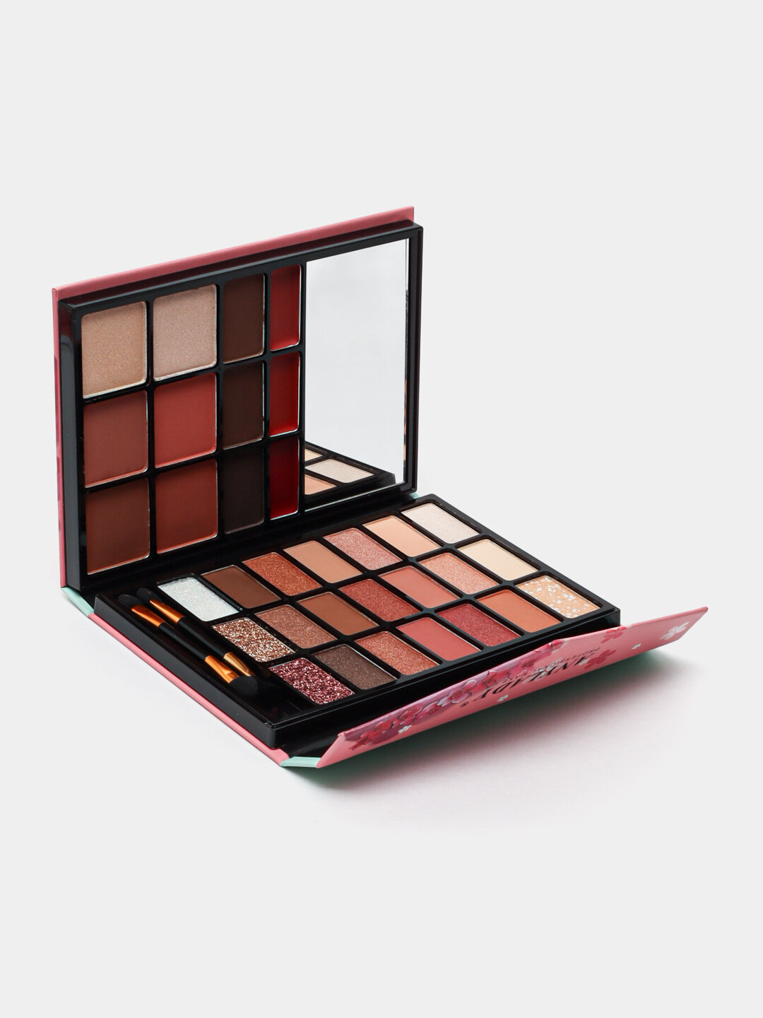 Палетка теней 5 в 1, Anylady для бровей, век, книжная, румяна, хайлайтер, помада