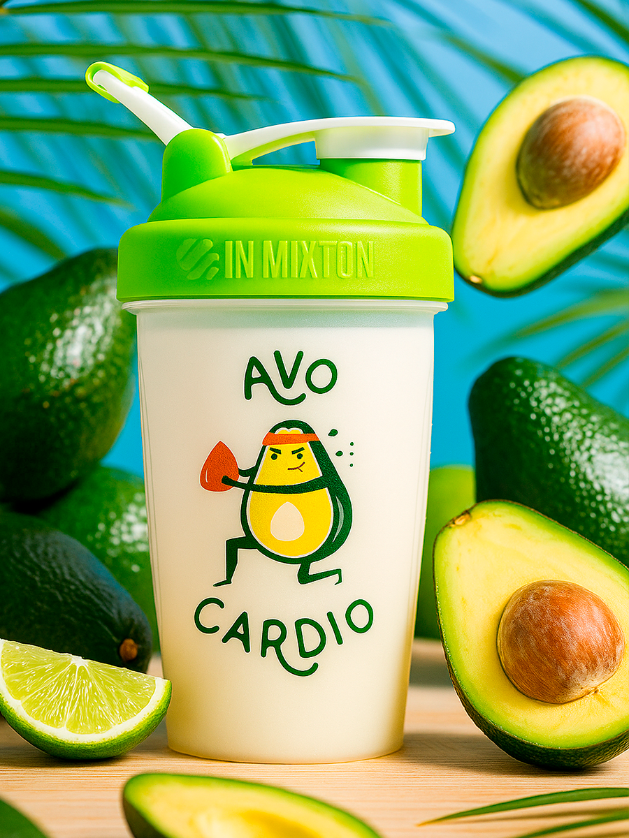 Шейкер для протеина и коктейлей спортивный inMixton 400 мл Прозрачный