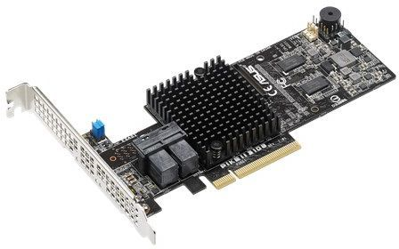 ASUS PIKE II 3108-8I/16PD/2G, 8 портов, LSI SAS 3108, RAID 0/RAID 1/RAID 10/RAID 5/RAID 6/RAID 50/RAID 60, до 12GB/S