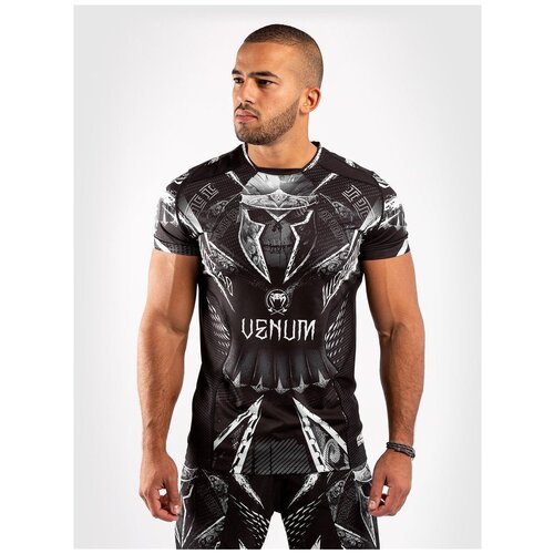 фото Футболка venum gladiator 4.0 dry tech black/white s