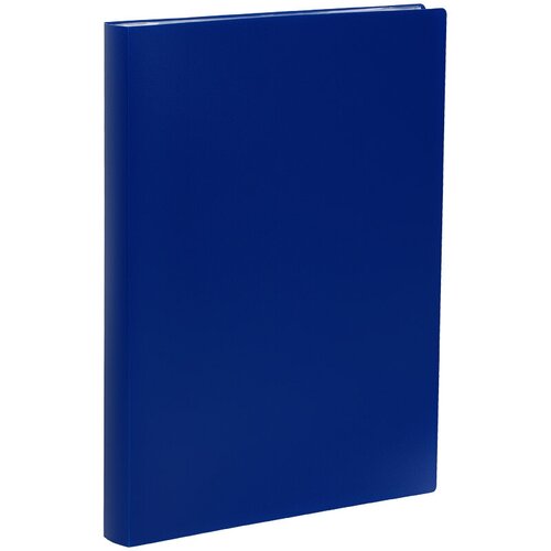 Папка файловая 100 вкладышей Стамм (А4, 30мм, 600мкм, пластик) синяя (ММ-32213), 20шт.